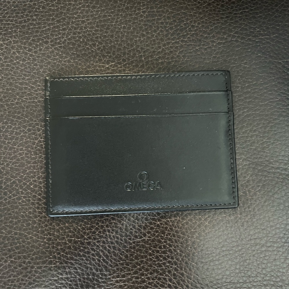 Omega Black Cardholder